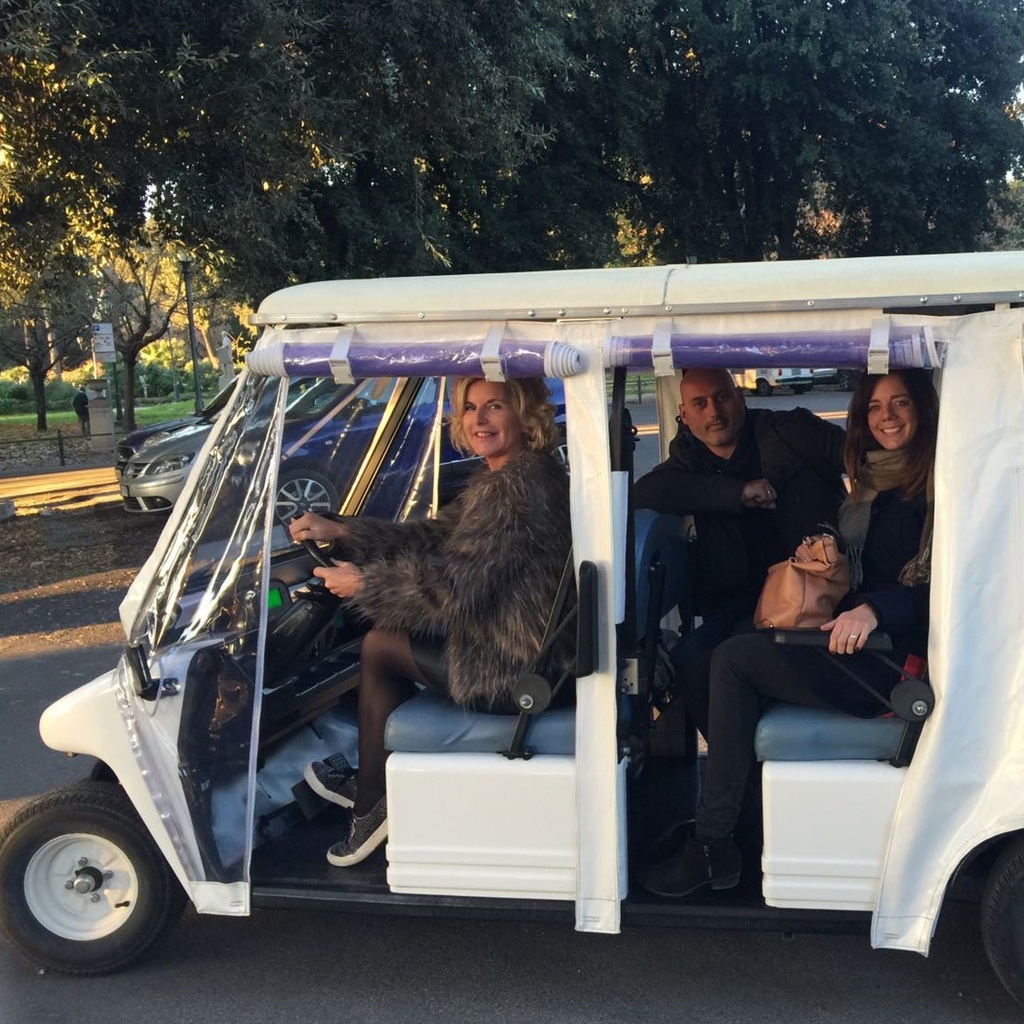 Golfcart tour Rome